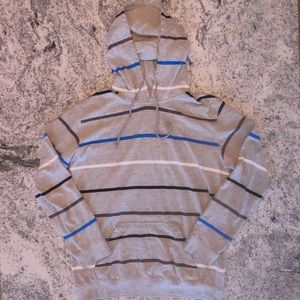 Lightweight Striped Hoodie